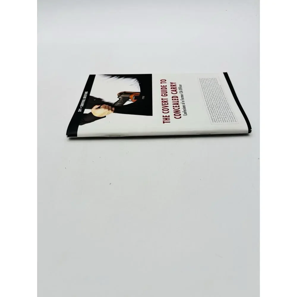 Covert Guide to Concealed Carry Confessions of a Former CIA Officer Book Spy VG
